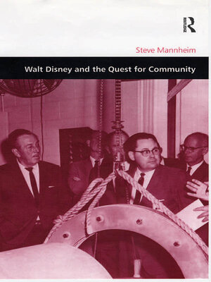 cover image of Walt Disney and the Quest for Community